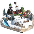 Miniatyrbillede 1 af 5: LED Christmas Village, Julelandskab med LED-lys