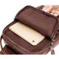 Miniatyrbild 6 av 7: Axelremsväska i läder Crossbody Herr Dam Resor Utomhussporter, Ryggsäck