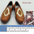 Miniatyrbild 1 av 5: Snabb leverans Genshin Impact Hutao kostym Hu Tao kinesisk stil Uniformspel Halloween kostymer för kvinnor vuxen peruk Yellow shoes Xs
