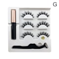 Pikkukuva 7 / 11: 3D Faux mink magneettiset tekoripset magneettisetti (Eyeliner & Magneti blackB 12