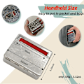 Miniatyrbillede 3 af 5: Rullemaskine Metal Rød Tissue Automatisk Cigaret Tobak Rulle