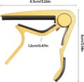 Ukulele-Capo, Gitarr-Capo för Akustisk Gitarr Elektrisk Gitarr Fo