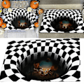 Miniatyrbild 3 av 4: Qian It Joker Illusion Dörrmatta Halloween-mattor
