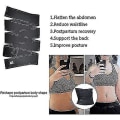 Miniatyrbilde 4 av 5: Invisible Wrap Waist Trainer Tape Snatch Me Up Bandage Kvinner Slankebelte Omslagsbelte Badstu Trimmer Belte Wine Red 5M