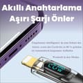 Miniatyrbilde 5 av 6: Type c til lightning hurtigladekabel 2m svart USB-C