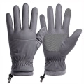 Miniatyrbillede 1 af 5: Vinter -20 grader Kuldetætte skihandsker Herre Vindtætte Vandtætte Hold Varme Handsker Touchscreen Anti Skrid Bløde Fluffy Handsker Grey
