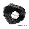 Miniatyrbild 3 av 4: Basebollhandske Vänsterhands Softbollsvante Utomhussportträningshandske för ungdomar Vuxna barn svart (Storlek S)