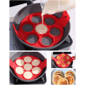 Miniatyrbilde 5 av 5: Former, Pannekake Flipper Eggring Nonstick egg Omelett Fixator 7 sirkler for rask enkel gjør-det-selv-egg/muffin/bakverk （2stk）