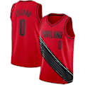 Miniatyrbild 1 av 2: Damian Lillard #0 Baskettröja 21/22 Idrottsuniform för män Red M