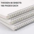 Miniatyrbild 4 av 5: Dot Grid Notebook Spiral - 3-pack, Grid Journal,