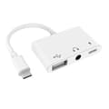 Miniatyrbild 1 av 3: ##/Type-C USB OTG-ljudadapter 3-i-1 USB-läsare Adapter USB-adapter##/