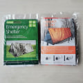Miniatyrbild 10 av 10: Utomhus bärbar PE Emergency Survival Tent Sovsäck silver