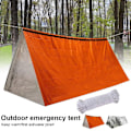 Miniatyrbild 1 av 10: Utomhus bärbar PE Emergency Survival Tent Sovsäck orange