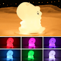 Miniatyrbillede 2 af 6: Night Light 7 Farveskiftende LED Portable Touch La