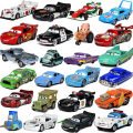 Miniatyrbillede 1 af 2: Disney Pixar Cars 2 3 Legetøjsbiler Lightning McQueen Mater Sheriff Metal Model Bil 1:55 Metal Legetøj Køretøjer Dreng Børn Gaver