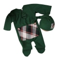 Miniatyrbild 1 av 6: Nyfödd muslinhatt & långärmade jumpsuits Set Fotorekvisita Baby Juldräkt för pojkar flicka