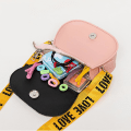 Miniatyrbillede 4 af 5: Sød rensdyr håndtaske Crossbody skuldertaske med justerbare stropper Småbørn Børnetaske Gaver til små piger (pink) NO:8