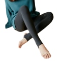 Miniatyrbilde 1 av 5: Høytaljede vinterstrømpebukser, varme fløyelsmyke stretch-leggings Style 4