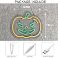 Miniatyrbild 2 av 5: Halloween Pumpa Neonskylt Beer Bar Man Cave Club Sovrum LED