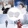 Miniatyrbild 4 av 4: Nya Barn Vinter Varmar Handskar Flicka Pojkar Toddler Stickade Handskar Vantar Handskar