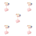 Miniatyrbillede 2 af 5: 1/2/3/5 Lykkebringende Træ Boligindretning Udsøgt håndværk og naturligt powder+Multicolored 13cm 5PCS