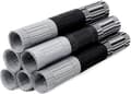 6 st. Halksäkra PVC-underlägg (Silvergrå), Tvättsbara Underlägg (4