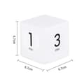 Miniatyrbild 9 av 10: Tidtagarur Digital Timer Countdown Alarm 1-3-5-10 Minuter white