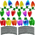 Pikkukuva 2 / 11: Magneettiset tarrat Auton magneettiset tarrat Joulupukki Valolamppu heijastavat tarrat Small Light Bulb Combination*2