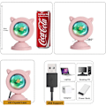 Miniatyrbild 5 av 5: Solnedgångslampa, 10W solnedgångsljusprojektion, 6 färger för heminredning i sovrummet, söt rosa USB LED