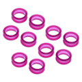 Miniatyrbilde 4 av 5: 1/2/3/5 10x Barber Frisør Saks Fingerring Purple 10 pcs 5PCS