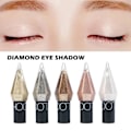 Miniatyrbild 6 av 11: Glitter flytande eyeliner, metallisk skimrande vit silver guld Diamo gold One-size