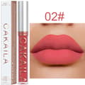 Makeup Läppglans 18 Färger Matt Läppstift, Överföringsfritt Läppglans 02# 02#