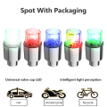 Miniatyrbild 2 av 11: 2 st Ventilhatt LED för cykel bil motorcykel hjul Ti Red light 2pcs