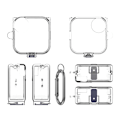 Miniatyrbild 4 av 11: Skyddande Silikonfodral för CMF Buds Pro2 T7N7 transparent For CMF Buds Pro 2