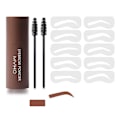 Miniatyrbild 5 av 11: Ögonbrynsstämpel Stencil Kit Enkelt Steg Formning Brynpuder Makeup Wi 1 # light brown set
