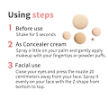 Miniatyrbild 10 av 11: Airbrush Foundation Makeup Spray, Vattentät Full Coverage Found neutral 1pcs