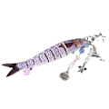 Miniatyrbild 7 av 11: Handgjorda Fisk Nyckelringar Roliga Smycken Konstgjort Fiske Bete Swimb style3 One size