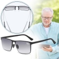 Miniatyrbild 4 av 11: Progressiva Multifocus läsglasögon Metall Photochromic Transi +200° 1pcs