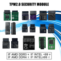 Miniatyrbild 2 av 11: Tpm2.0 säkerhetsmodul stöder moderkort av flera märken 12 14 1 blue For GIGABYTE 12Pin LPC