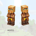 Miniatyrbild 8 av 11: Barn Byggklossar Mini Leksak Stad Minifigurer Block Minecraft Nano C2t4 H1055 1pcs
