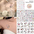Miniatyrbild 3 av 11: Tatueringsdekal Cartoon Söt Katt Arm Ansikte Tillfällig Tatuering Dekal style 1 20pcs