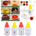 Miniatyrbild 2 av 11: Miniketchupflaska för Bento Box-tillbehör, minikryddflaska 4pcs 4pcs