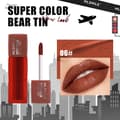 Non-stick Teddy Lip Gloss, Långvarig och Kladdfri, Matt Sammet Flytande Läppstift 06# 7ml