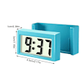 Miniatyrbild 2 av 11: Mini Digital LCD Bordsklocka för Bilinstrumentbräda Datum Tid Kalendrar UK C 1pcs