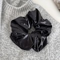 Miniatyrbild 5 av 11: Blank glänsande tyg Silverfärgad Tjocktarmscirkel X7S3 Black One size