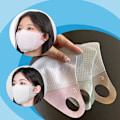 Miniatyrbild 9 av 11: Andningsbar Ice Silk Mask Spårlös Anti Pollen Solskyddsmask Anti-UV~ Green One size