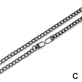 Miniatyrbild 1 av 11: 47\" Ersättningskedja för handväska, axelrem för Crossbody-väska Black One size