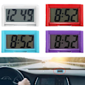 Miniatyrbild 3 av 11: Mini Digital LCD Bordsklocka för Bilinstrumentbräda Datum Tid Kalendrar UK C 1pcs