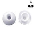 Miniatyrbild 5 av 11: 1 par hörlurskuddar Mjuka silikon Ersättningsöronproppar för AirPods ьф а △} whiteB medium size