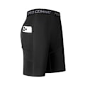 Miniatyrbild 5 av 11: Herrkläder Athletic Fitness Byxor Kompressionskorta Byxor Fickor Med black XXL